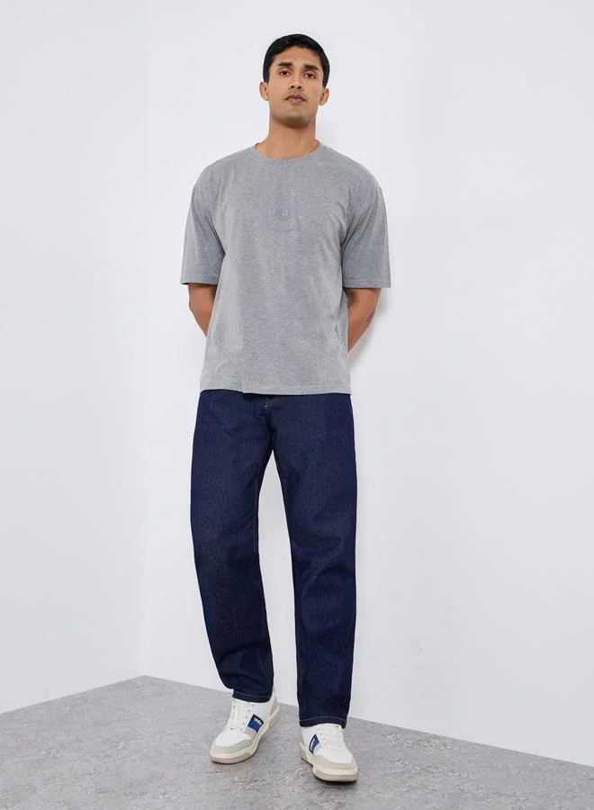 Styli Men Dark Blue Slim Fit Jeans